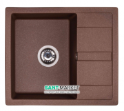 Мийка для кухні Granado Madrid врізна 58х50 см нанограніт marron 1606