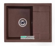 Мойка для кухни Granado Altea врезная 61х49,5 см наногранит marron 1306