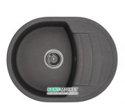 Мийка для кухні Granado Malaga врізна 61х46,5 см нанограніт grafito 0209