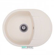 Мийка для кухні Granado Malaga врізна 61х46,5 см нанограніт ivory 0204