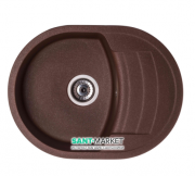 Мийка для кухні Granado Malaga врізна 61х46,5 см нанограніт marron 0206