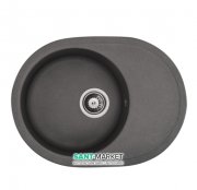 Мийка для кухні Granado Sevilla врізна 62,3х46,5 см нанограніт grafito 1509