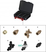 Стартовий набір TECE TECEflex з фітингами латунь / бронза / пластик 700004