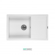 Мийка для кухні Granado Alicante врізна 78х49,5 см нанограніт white 2405