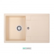 Мийка для кухні Granado Valencia врізна 77,5х49,5 см нанограніт ivory 0704