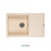 Мойка для кухни Granado Alicante врезная 78х49,5 см наногранит ivory 2404
