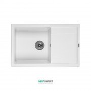 Мойка для кухни Granado Alicante врезная 78х49,5 см наногранит white 2405