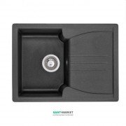 Мийка для кухні Granado Salamanka врізна 68х50 см нанограніт black shine 0601