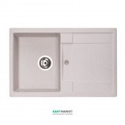 Мийка для кухні Granado Valencia врізна 77,5х49,5 см нанограніт gris 0708
