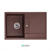 Мийка для кухні Granado Valencia врізна 77,5х49,5 см нанограніт marron 0706