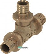 Тройник прямой 90° TECE TECEflex 20x20x20 бронза 710120