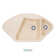 Мойка для кухни Granado Barcelona врезная 100х57 см наногранит ivory 1104