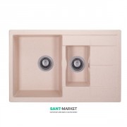 Мойка для кухни Granado Leon врезная 76,5х49 см наногранит avena 1002