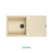 Мийка для кухні Granado Mora врізна 95,2х49,7 см нанограніт ivory 2604