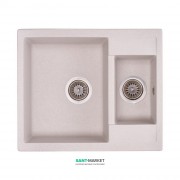 Мойка для кухни Granado Samora врезная 57,9х48,8 см наногранит gris 0908