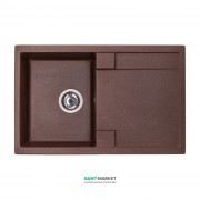 Мойка для кухни Granado Vigo врезная 77,5х49,5 см наногранит marron 1406