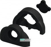 Ізоляційна коробка TECE для куточка настінного пенополіпропілен чорний 718030