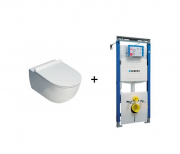 Комплект інсталяція Geberit Duofix 111.362.00.5 + унітаз Flaminia APP AP118G з кришкою Soft Close QKCW05