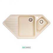 Мийка для кухні Granado Ibiza врізна 97,9х50 см нанограніт ivory 1804