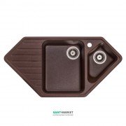 Мийка для кухні Granado Ibiza врізна 97,9х50 см нанограніт marron 1806