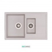 Мийка для кухні Granado Leon врізна 76,5х49 см нанограніт gris 1008