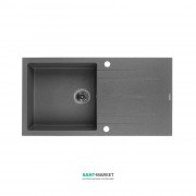 Мийка для кухні Granado Mora врізна 95,2х49,7 см нанограніт grafito 2609