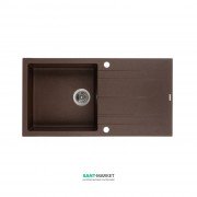 Мийка для кухні Granado Mora врізна 95,2х49,7 см нанограніт marron 2606
