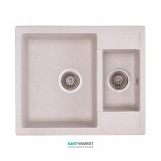 Мийка для кухні Granado Samora врізна 57,9х48,8 см нанограніт gris 0908