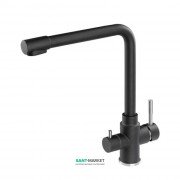 Смеситель для кухни Granado Badalona c подключением к фильтру black shine gz0401