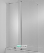 Шторка для ванной Jika Cubito Pure 115х140 см стеклянная левая H2564260026681