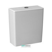 Зливний бачок для унітазу Jika Cubito Pure perla нижнє підведення санфарфор білий H8284231000001