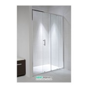 Двері душова Jika Cubito Pure 100х195 см профіль хром прозоре скло H2422430026681