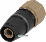 Переходник TECE TECElogo прямой с внутренней резьбой 25х3.4 черный/бронза 8713005