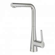 Змішувач для кухні Grohe Zedra змішувач з висувною лійкою суперсталь 32553DC2