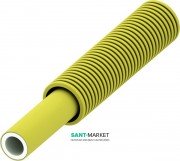 Універсальна багатошарова труба TECE TECEflex для систем внутрішнього газозабезпечення d20x2,8 мм в гофре жовтий бухта 50 м 782020