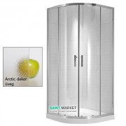 Душевая кабина Jika Cubito Pure 90х90 см профиль хром стекло Arctic H2532420026661