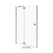 Дверь душевая Jika Cubito Pure 100х195 см левосторонняя профиль хром прозрачное стекло H2544240026681