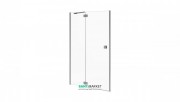 Дверь душевая Jika Cubito Pure 90х195 см левосторонняя профиль хром прозрачное стекло H2544220026681