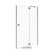 Дверь душевая Jika Cubito Pure 90х195 см правосторонняя профиль хром прозрачное стекло H2544230026681