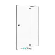 Двері душова Jika Cubito Pure 90х195 см правобічна профіль хром прозоре скло H2544230026681