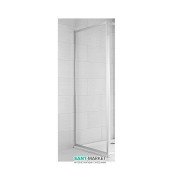 Стінка душова Jika Cubito Pure 100х195 см профіль хром прозоре скло H2972430026681