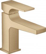 Змішувач для раковини Hansgrohe Metropol 100 з донним клапаном змішувач бронза шліфована 32500140