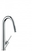Смеситель для кухни Hansgrohe Axor Starck с выдвижным изливом хром 12800000