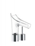 Смеситель для раковины Hansgrohe Axor Starck V со стеклянным изливом хром 12115000