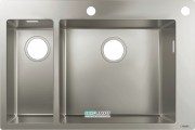 Мийка для кухні вбудована Hansgrohe S71 S712-F655 нержавіюча сталь 43310800