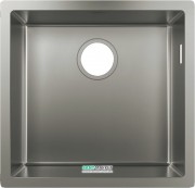 Мийка для кухні монтаж під стільницю Hansgrohe S71 S719-U400 нержавіюча сталь 43425800