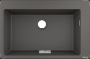 Мийка для кухні вбудована Hansgrohe S51 S510-F660 SilicaTec сірий камінь 43313290