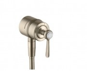 Шланговое подсоединение Hansgrohe Axor Montreux Fixfit Stop шлифованный никель 16883820