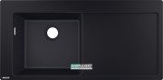 Мийка для кухні вбудована Hansgrohe S51 S510-F770 SilicaTec чорний графіт 43330170