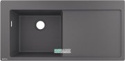Мийка для кухні вбудована Hansgrohe S51 S510-F770 SilicaTec сірий камінь 43330290